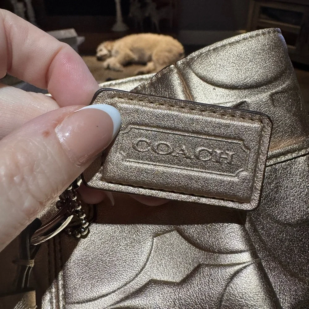 Gold Coach Purse - Picture 3 of 9